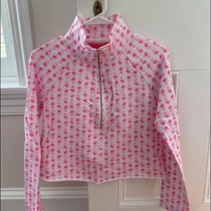 Lilly Pulitzer Ronan Popover Pink Topaz Fi…